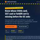 OSHA Card Tracker