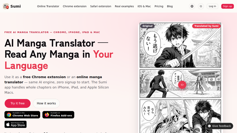 Screenshot of Sumi