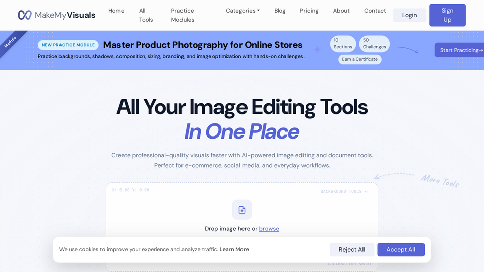 Screenshot of MakeMyVisuals