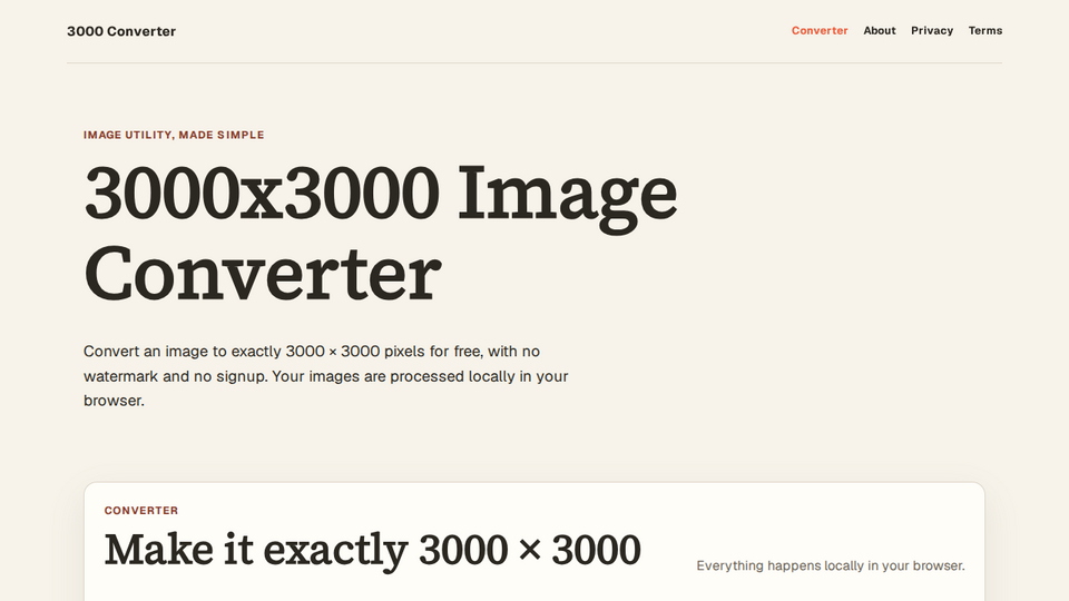 Screenshot of 3000 Converter