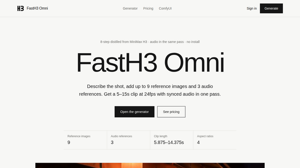 Screenshot of FastH3 Omni