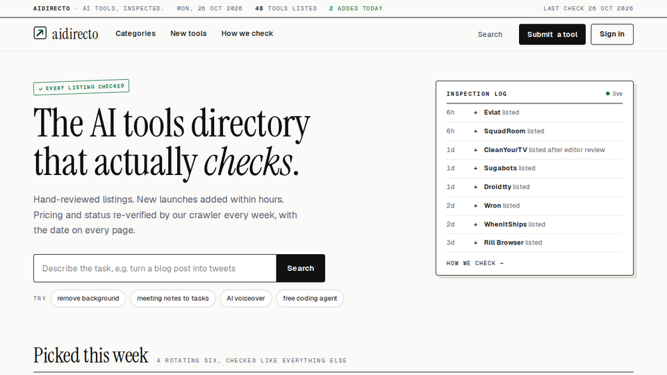 Screenshot of aidirecto