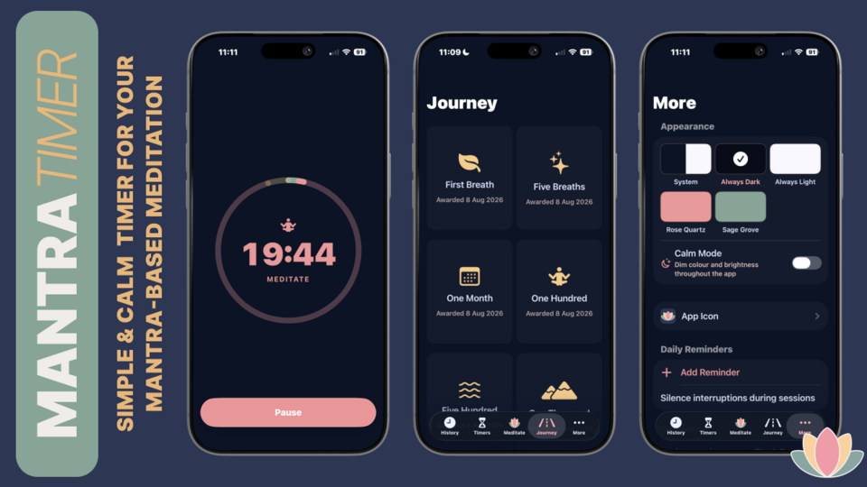 Screenshot of Mantra Timer