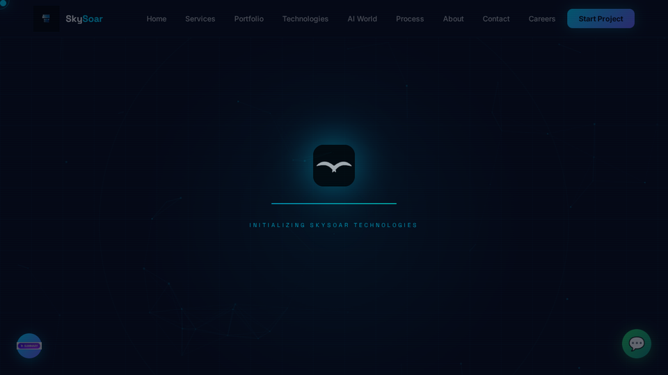 Screenshot of SkySoar Technologies