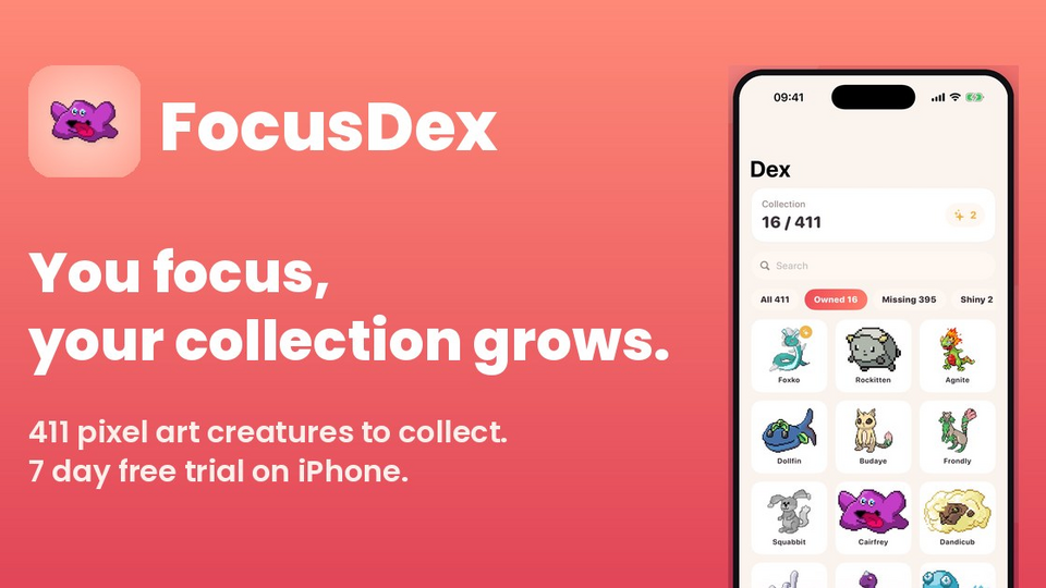 Screenshot of FocusDex