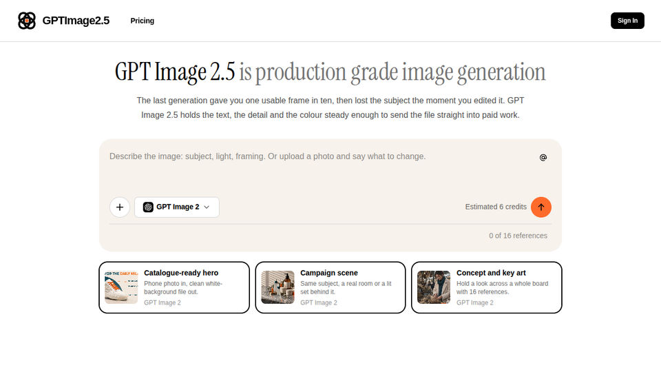 Screenshot of GPT Image 2.5