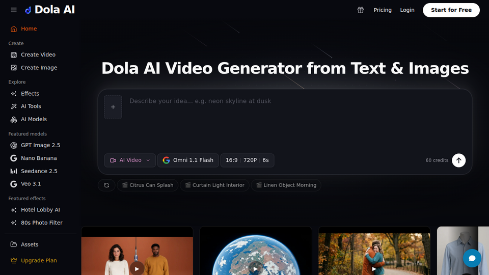 Screenshot of dolai