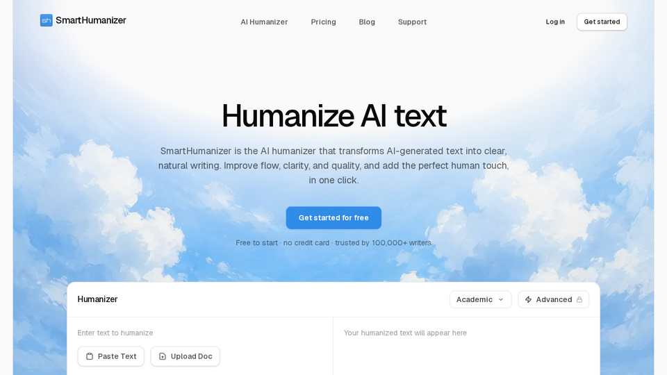 Screenshot of SmartHumanizer