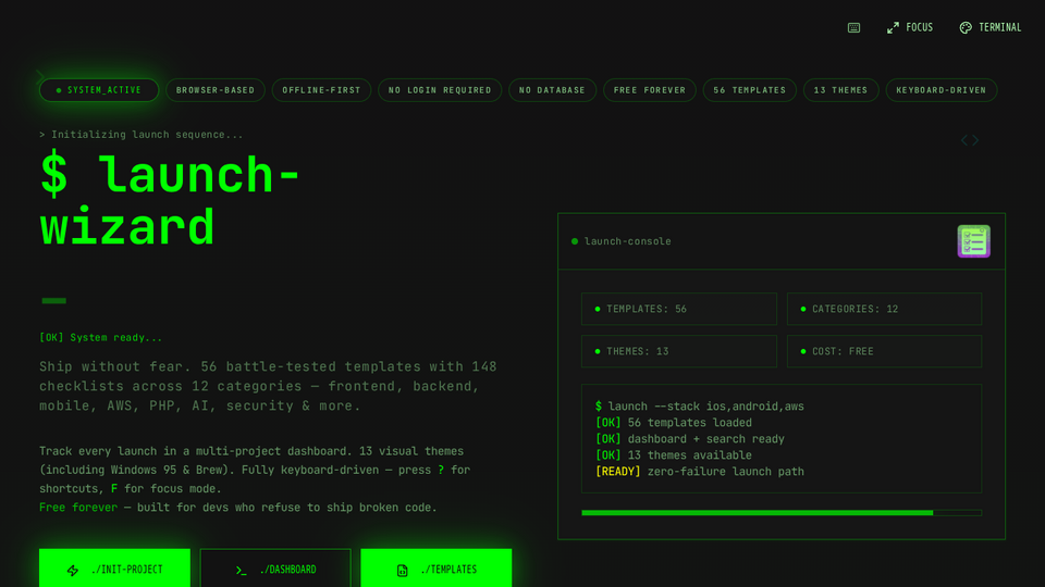 Screenshot of Launch_Wizard