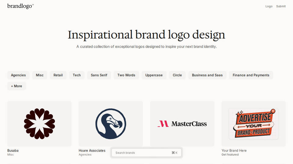 Screenshot of Brandlogo