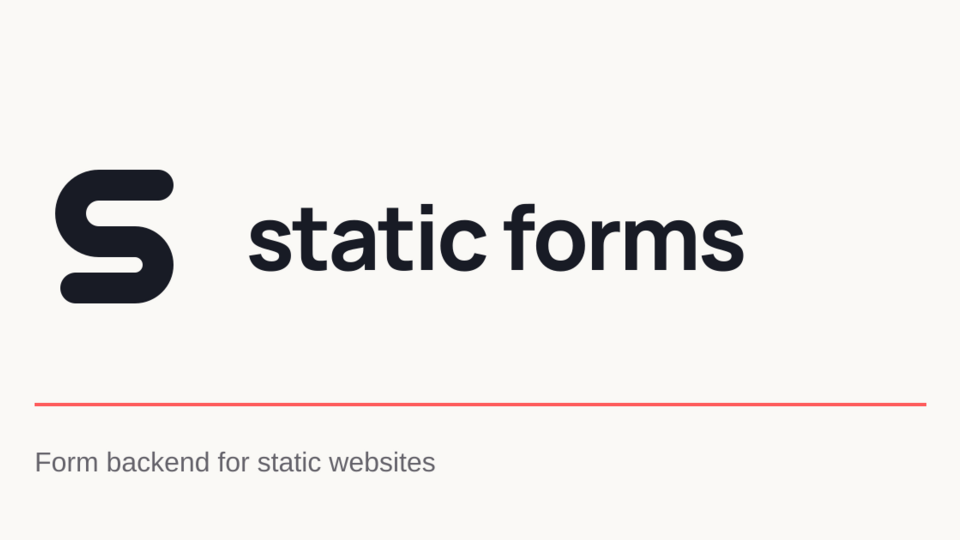 Screenshot of Static Forms
