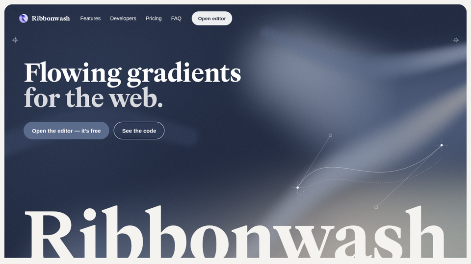 Screenshot of Ribbonwash