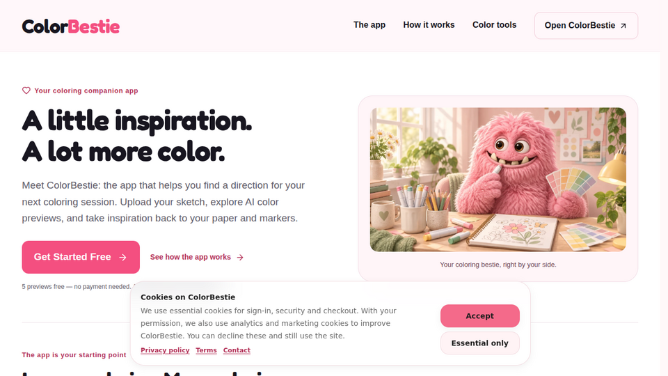 Screenshot of ColorBestie