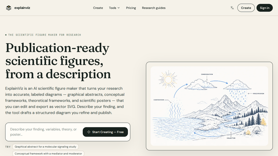 Screenshot of ExplainViz