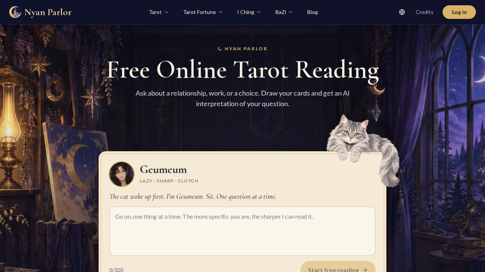 Screenshot of Nyan Parlor