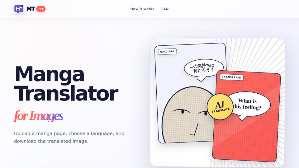 Screenshot of Manga Translator