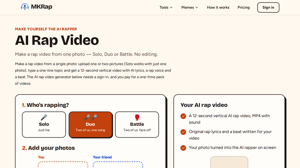 Screenshot of MKRap