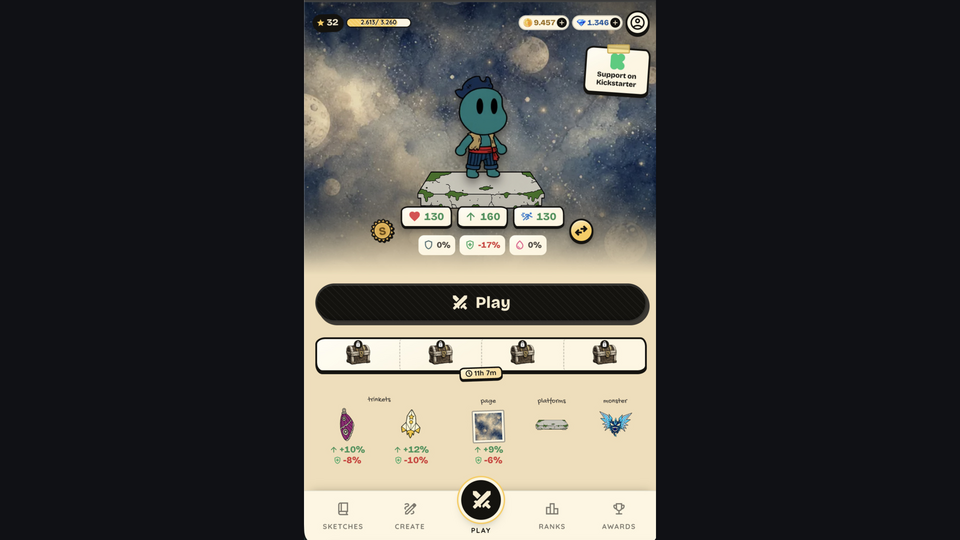 Screenshot of Inklets