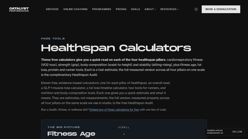 Screenshot of Catalyst Performance