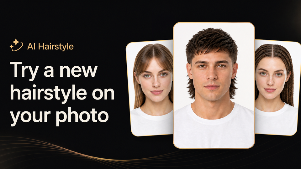 Screenshot of AI Hairstyle