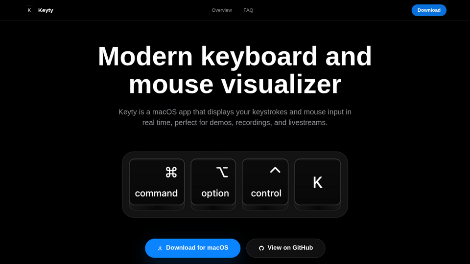 Screenshot of Keyty