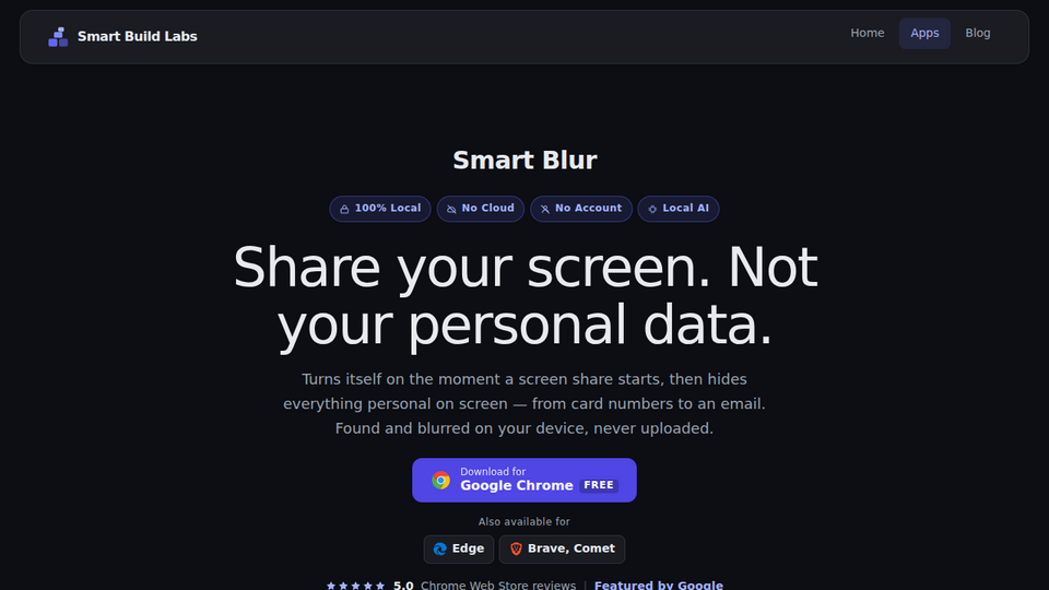 Screenshot of Smart Blur
