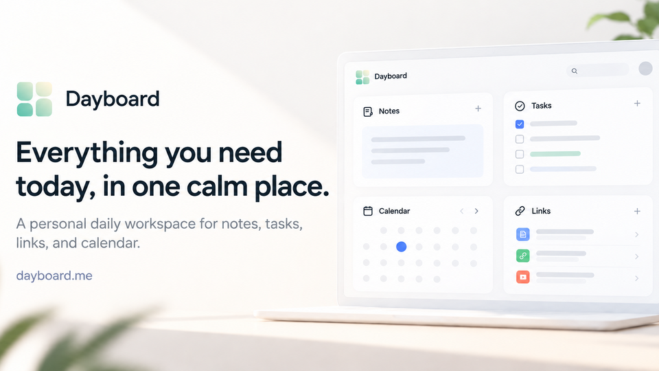 Screenshot of Dayboard