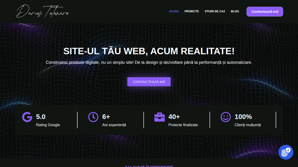 Screenshot of Darius Tutunaru