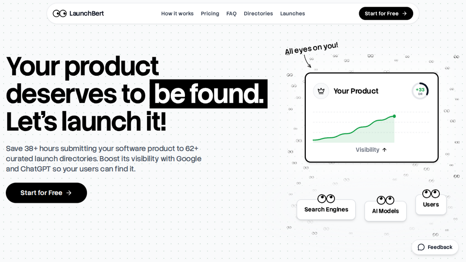 Screenshot of LaunchBert