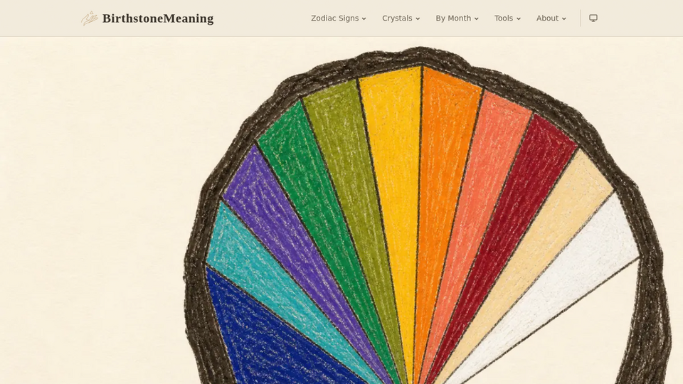 Screenshot of BirthstoneMeaning