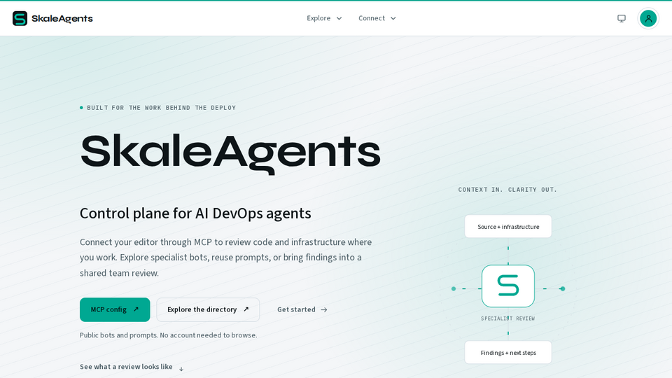 Screenshot of SkaleAgents