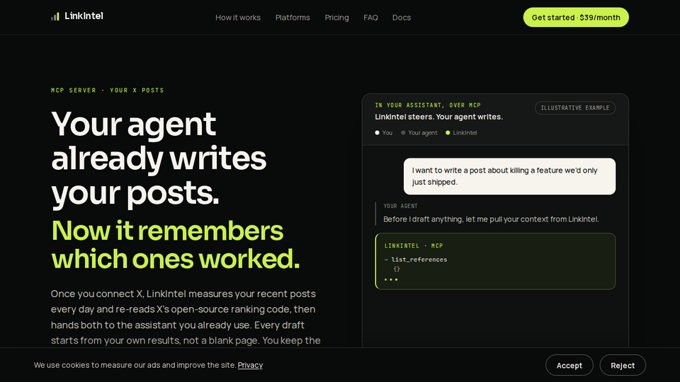 Screenshot of LinkIntel