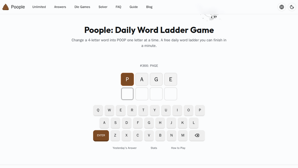 Screenshot of Poople