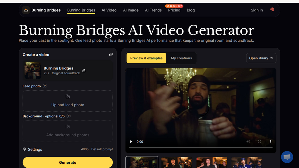 Screenshot of Burning Bridges AI