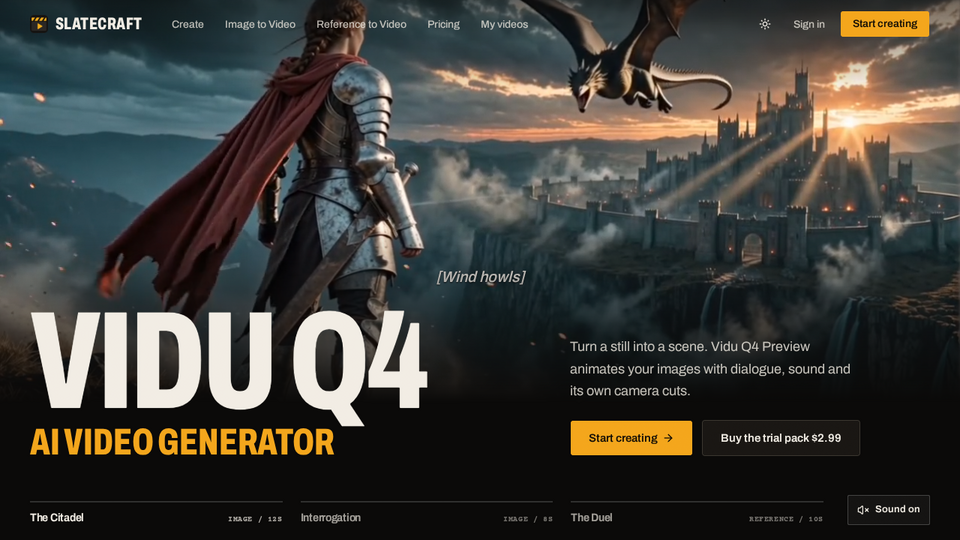 Screenshot of Slatecraft