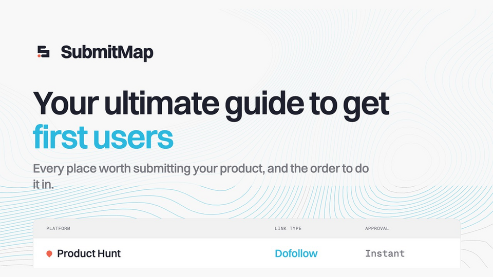 Screenshot of SubmitMap