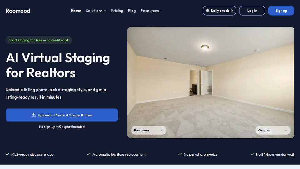 Screenshot of Roomood