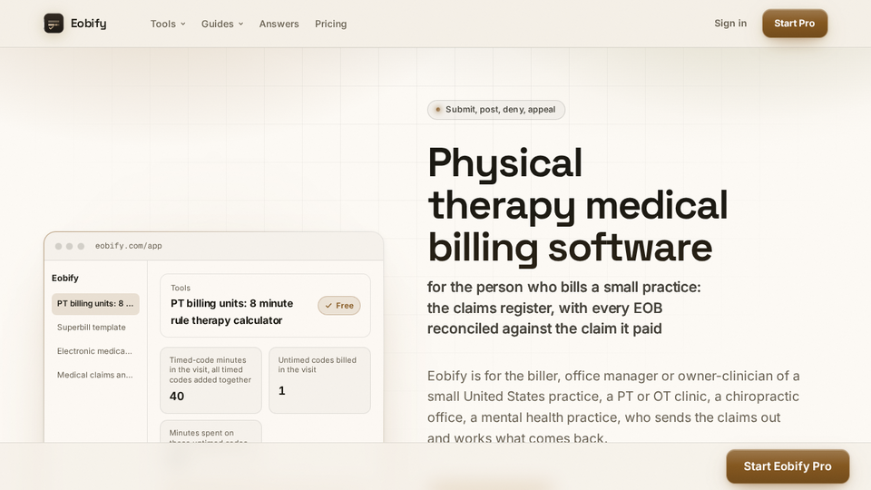 Screenshot of Eobify