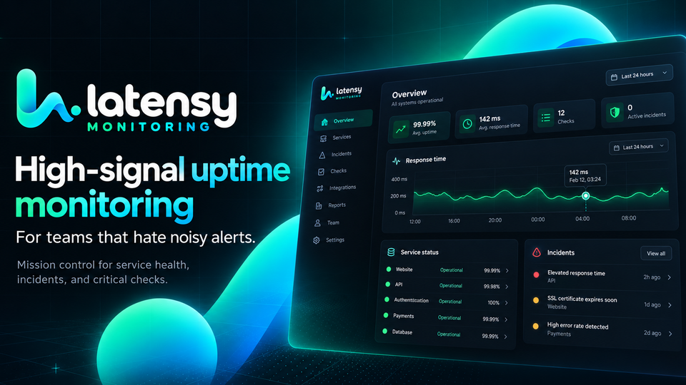Screenshot of Latensy