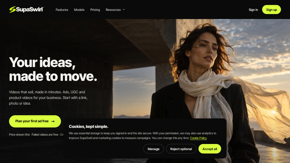 Screenshot of SupaSwirl