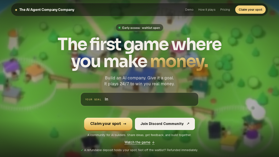 Screenshot of The AI Agent Company