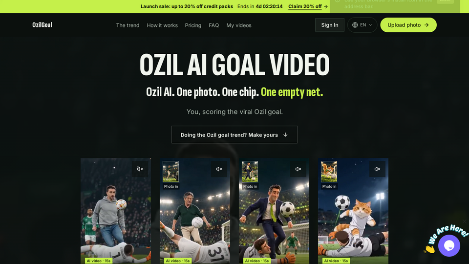Screenshot of OzilGoal