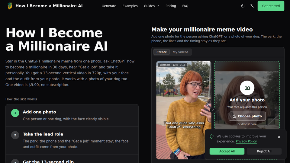 Screenshot of How I Become a Millionai