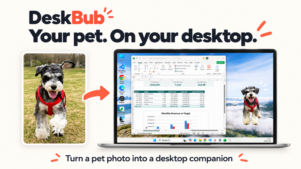 Screenshot of DeskBub
