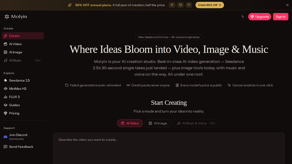 Screenshot of Molyin