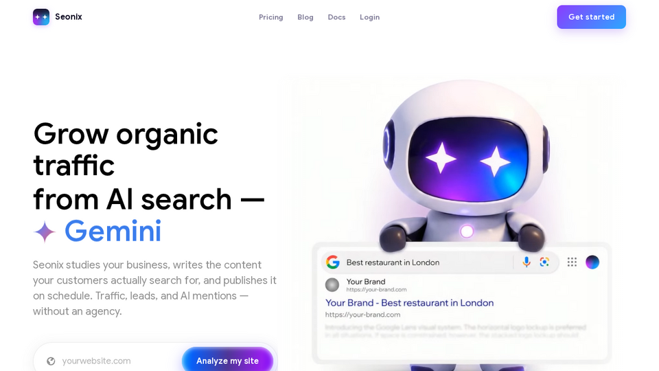 Screenshot of Seonix