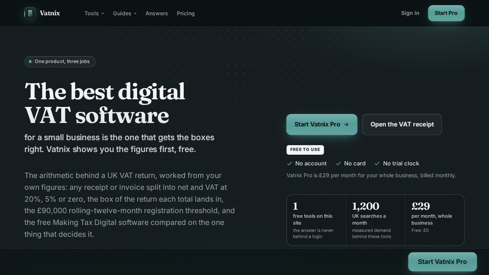 Screenshot of Vatnix
