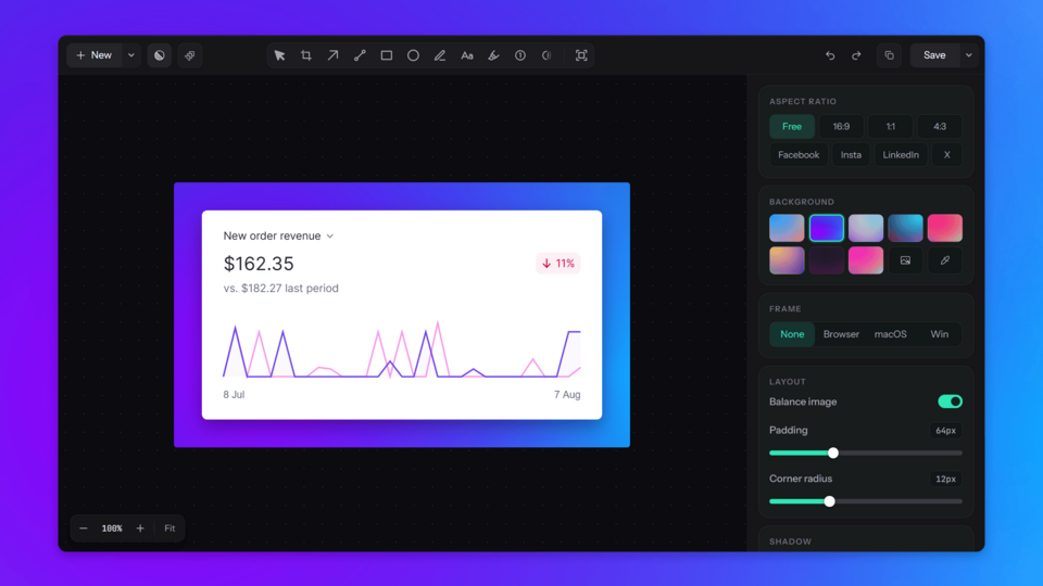 Screenshot of Lumshot