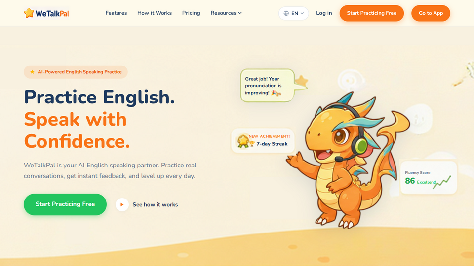 Screenshot of WeTalkPal