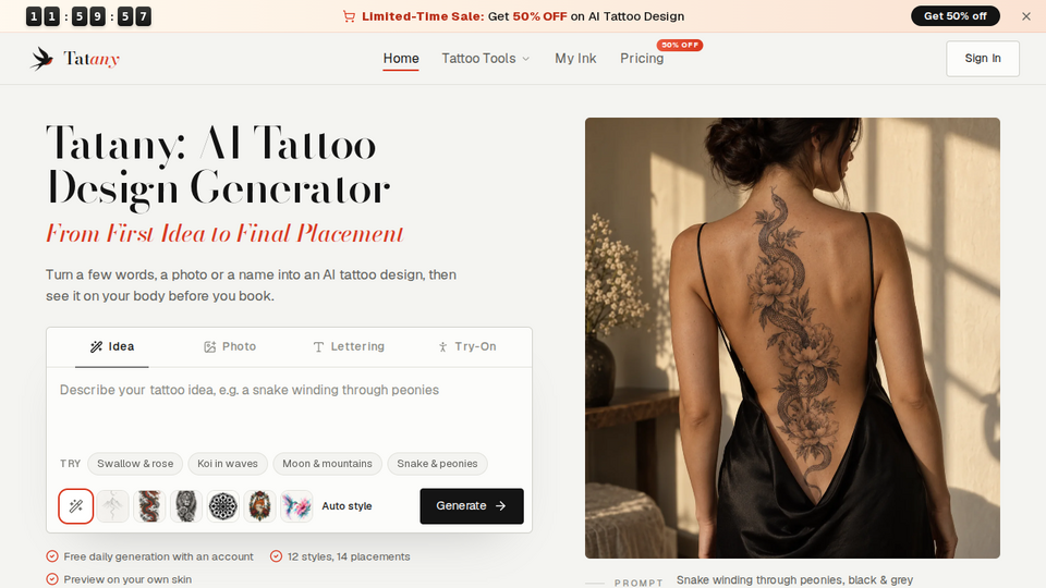 Screenshot of Tatany